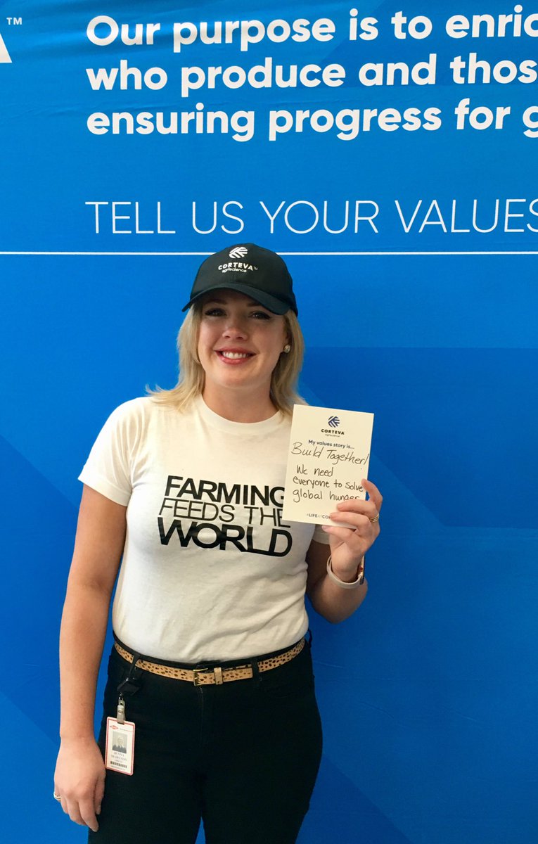 The_GeekGrl's tweet image. I see @Corteva building together, because we need everyone to help fight food insecurity! #lifeatcorteva