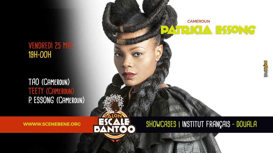 patriciaessong's tweet photo. Le programme demain à l'IFC. 
Après direction Adora Palace. 
#JeFuisLesGifles ! 
#Douala #TeamDouala #SeeYouThere 
Besos 😘
#EscaleBantoo #Festival #Salon https://t.co/66fphPr5QA