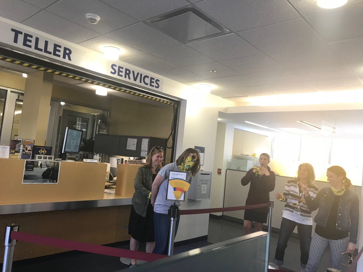 umichMath's tweet image. This masked robber we encountered at #tellerservices didn&apos;t stand a chance against the #integrity of the #mathdepartment! #LSAMath200 #LSAScavenger #Week2