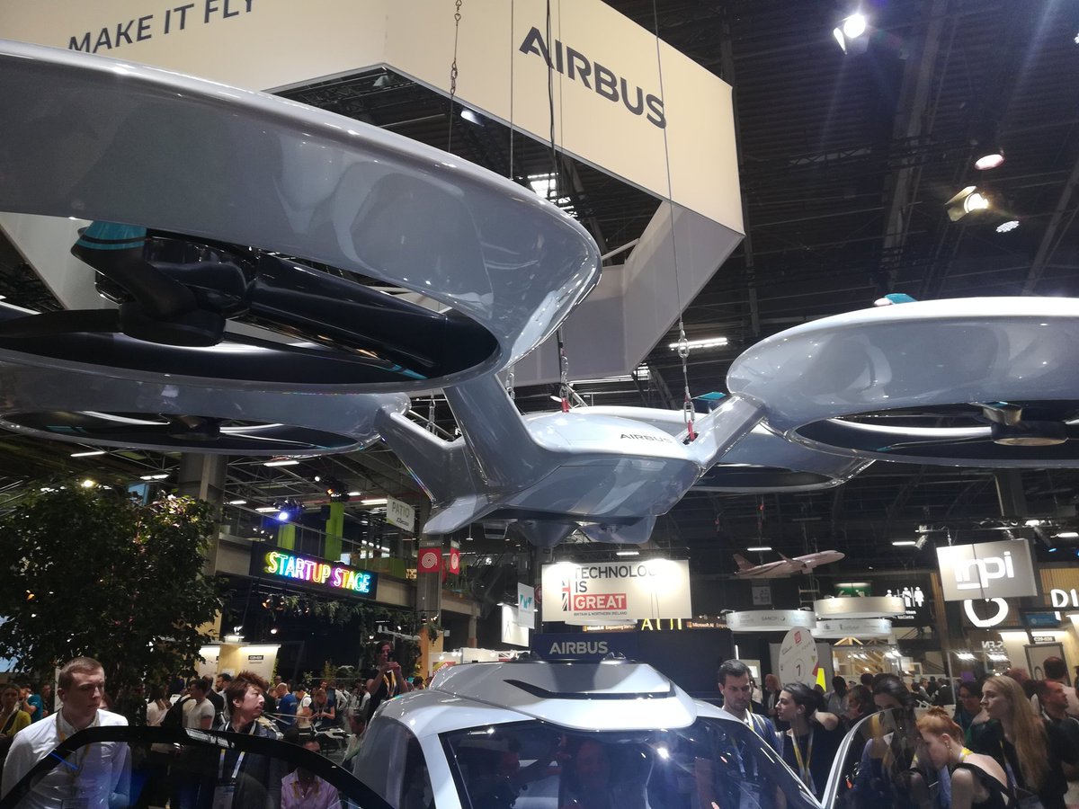 jacqueschauvin's tweet photo. #vivatech18 The future of mobility is here #Airbus #Audi https://t.co/skzD4wSJoQ