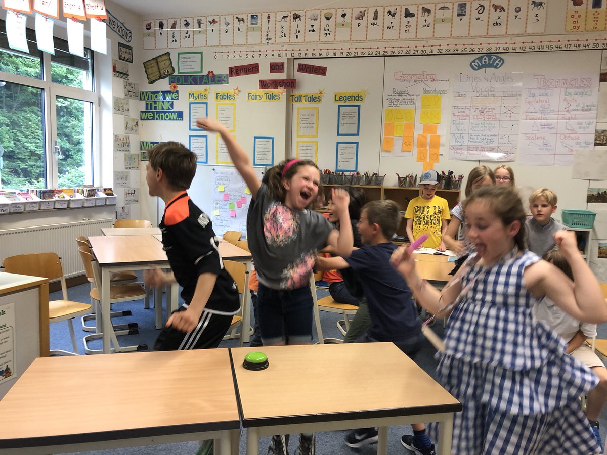 Ms_Hodel3HM's tweet photo. Battle of the Books was a real nail biter this year!!! It was neck and neck until the end. The students’ recall was truly impressive. @FIS_School #readersweek #readingcomprehension #winnertakes? https://t.co/OvrulXATmf
