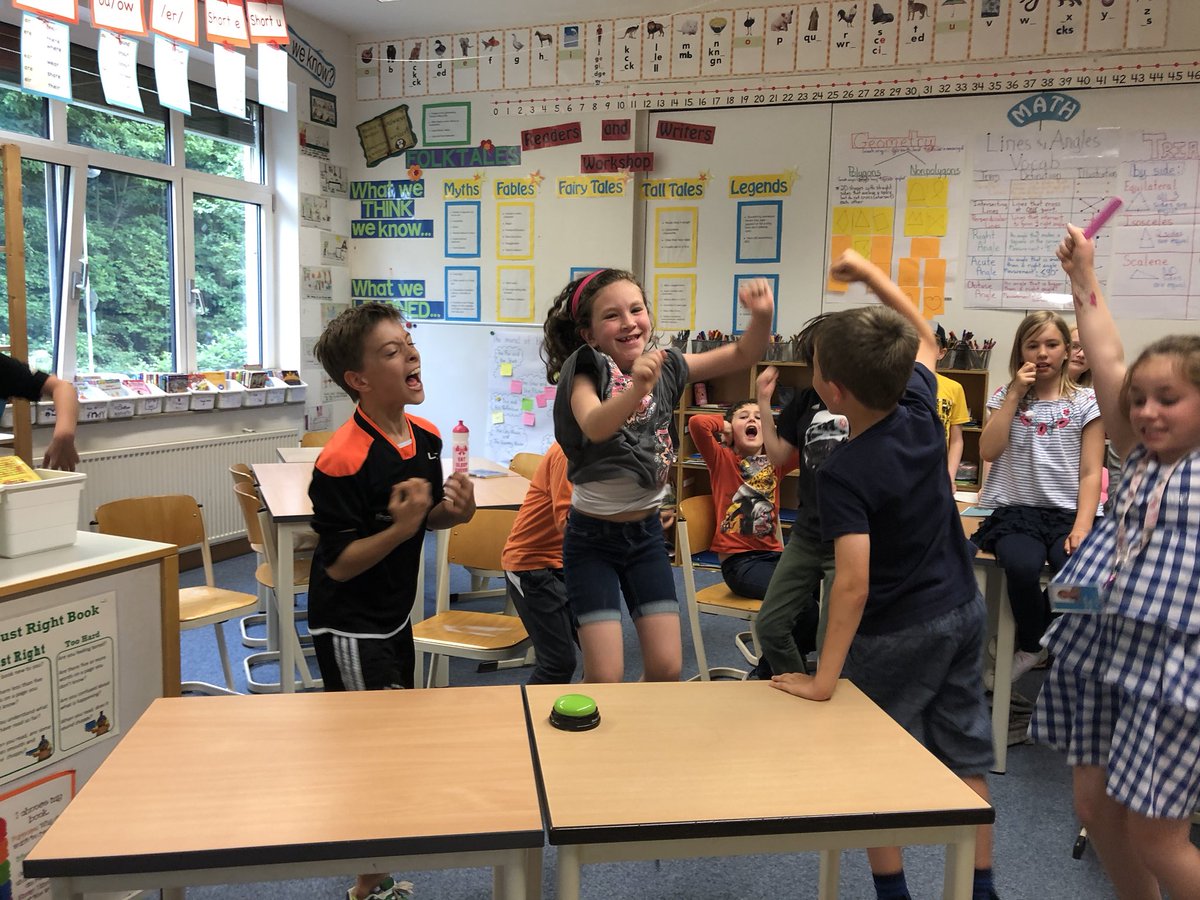 Ms_Hodel3HM's tweet photo. Battle of the Books was a real nail biter this year!!! It was neck and neck until the end. The students’ recall was truly impressive. @FIS_School #readersweek #readingcomprehension #winnertakes? https://t.co/OvrulXATmf