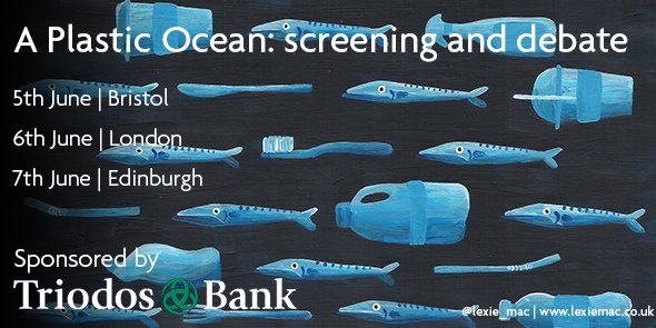 IES_UK's tweet photo. Support the #WorldEnvironmentDay #BeatPlasticPollution campaign by attending one of our film screenings showing the documentary, A Plastic Ocean. Book to attend the screening nearest you. https://t.co/8hYN0rI5uP https://t.co/rN6Y1v4uCh