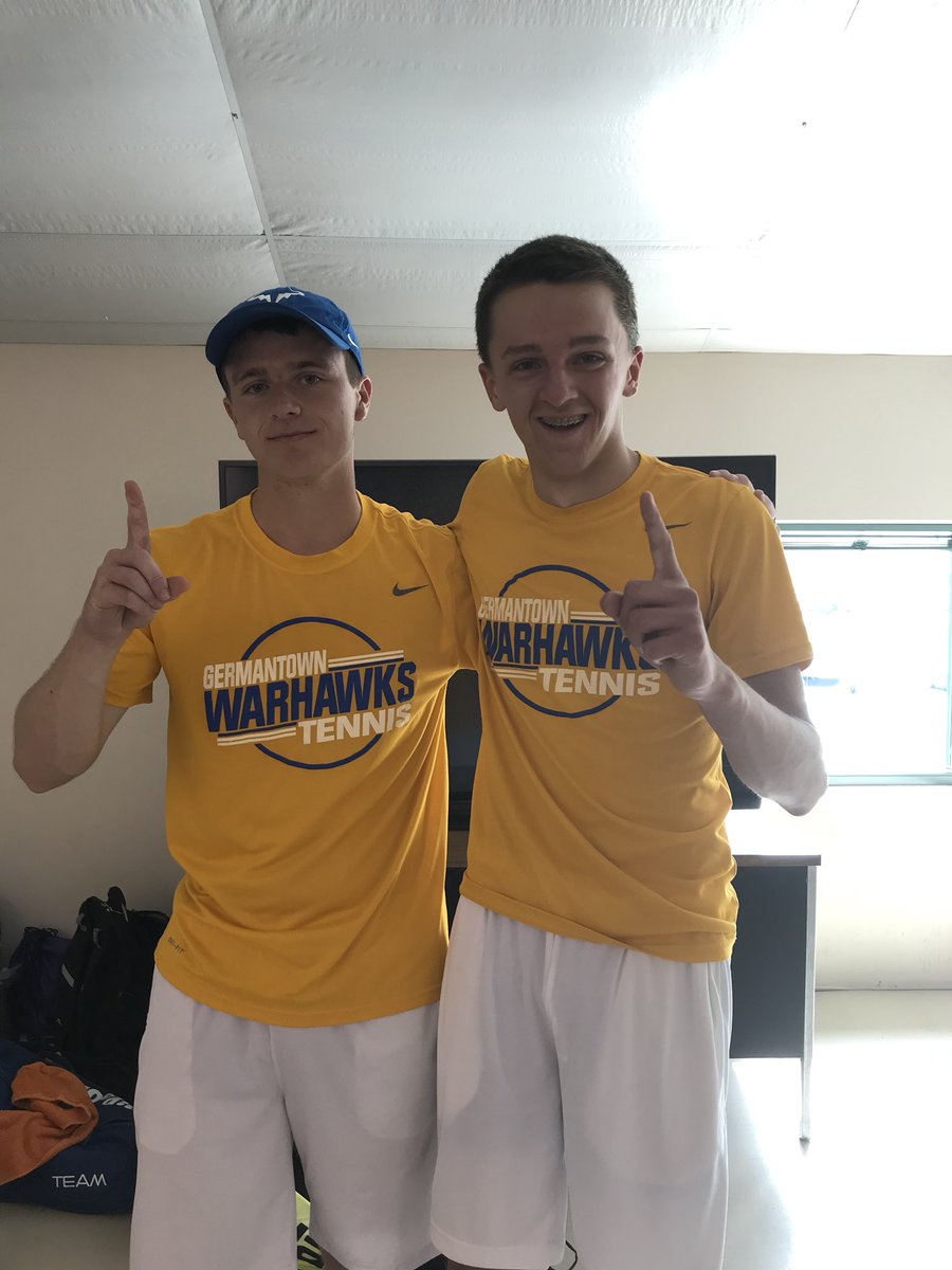 Congrats to Gtown 1 doubles of Ryan (Eagle) Sobczak and John (Brian) Loftus for qualifying for their second straight State Doubles Tournament!!!