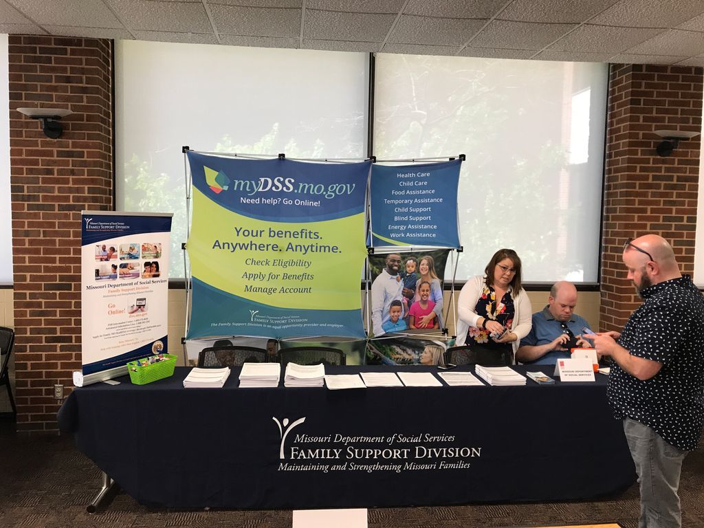 Mo Social Services On Twitter Our Booth Is Set Up And Ready For