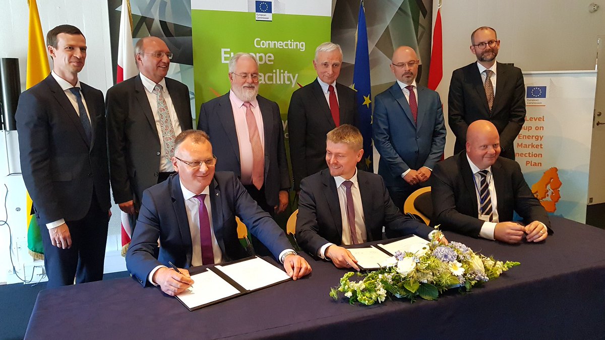 AmberGrid's tweet photo. FID is made! Construction stage of #GIPL project begins. #Naturalgas market of Baltic States and Finland will become integrated into the common EU gas market. 🇵🇱🇱🇹  #commonmarket #BEMIP #alternativesource #securityofsupply
More: https://t.co/ycVotAYkQW https://t.co/EnjxgxCFvs