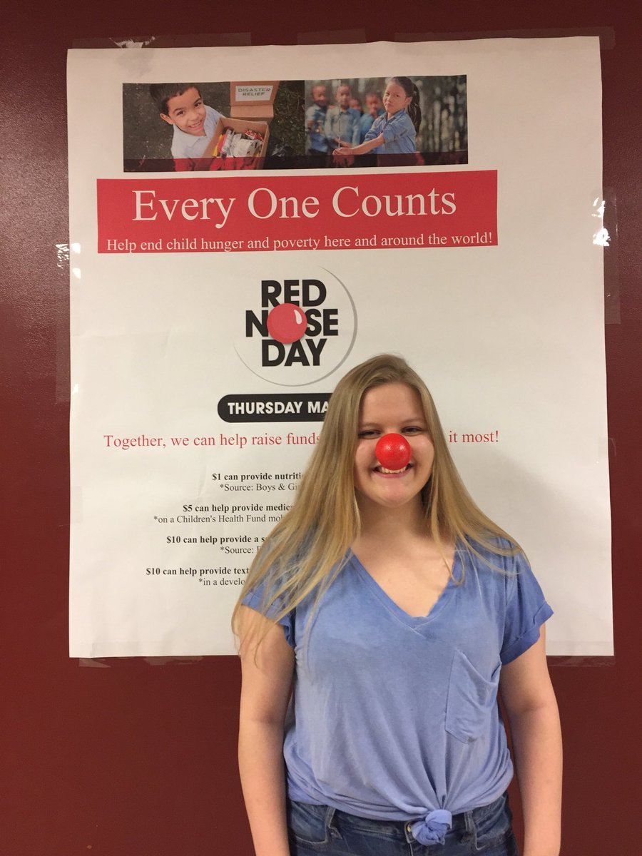 jchsclass_19's tweet photo. Celebrate Red Nose Day with us to show your support for children in need https://t.co/SGOAASzbGV