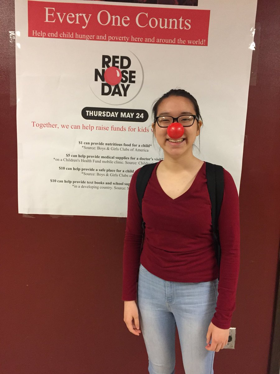jchsclass_19's tweet photo. Celebrate Red Nose Day with us to show your support for children in need https://t.co/SGOAASzbGV