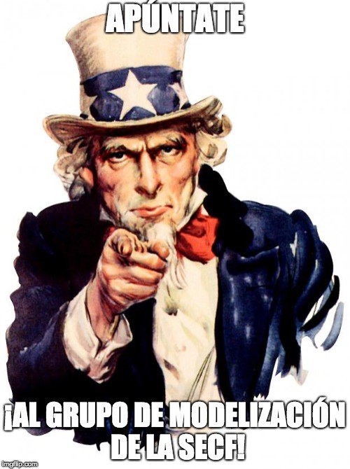 multivac42's tweet image. Y por supuesto, en una charla sobre modelos, no he podido evitar hacer proselitismo del grupo de #modelización de la @secforestales!! ;-)