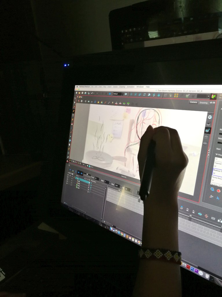 SpiceyBoyes's tweet photo. We are working on our animation!  Getting the main movements down and striving to finish before the deadline! 
#dvoices #spiceyboyebroductions #animatic #animation #art #sislerhighschool #cartoon https://t.co/hkNKBqLF6B