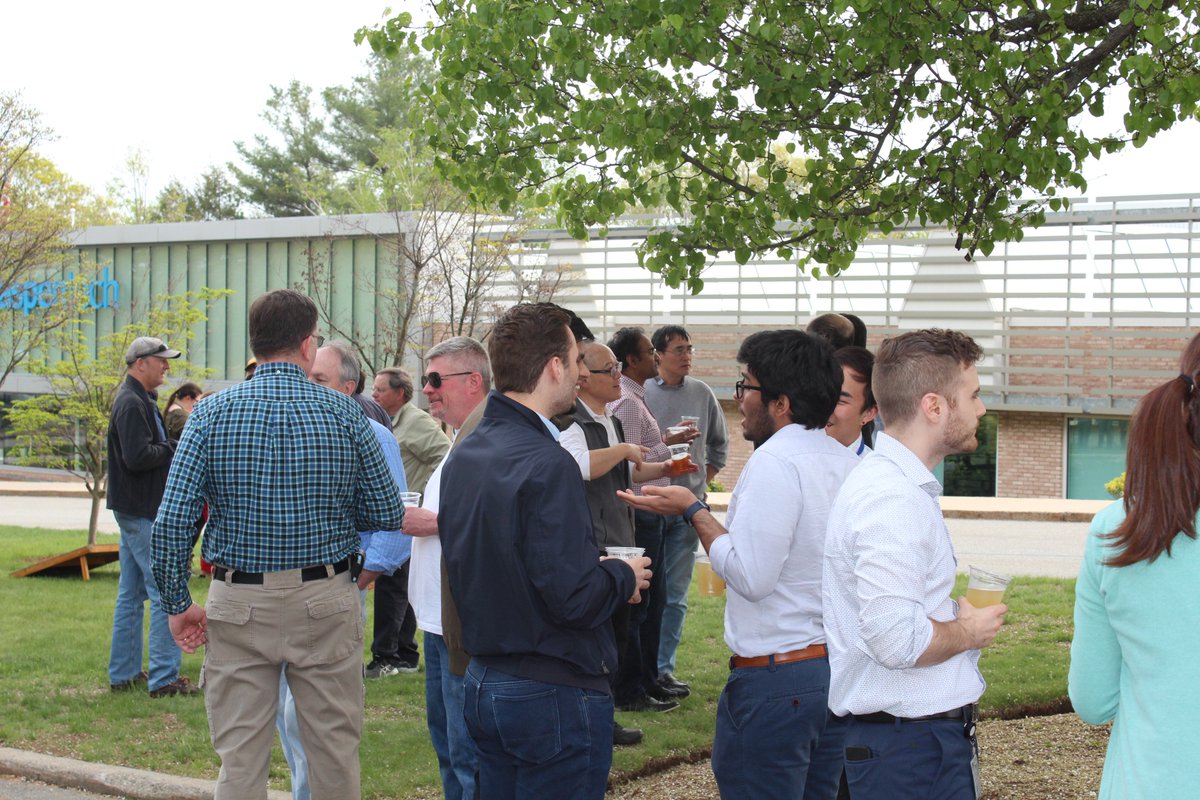 Crosby_Center's tweet photo. The long weekend has us thinking back to last week's #TappedThursday. A special thanks to everyone who attended, the Tapped Beer Truck, and @Trolley_Dogs! Tenants mark your calendars for the next event on June 21st #ThrowbackThursday #onsite #tenantevent #lawngames #freebeer https://t.co/GCBJiEYOJK