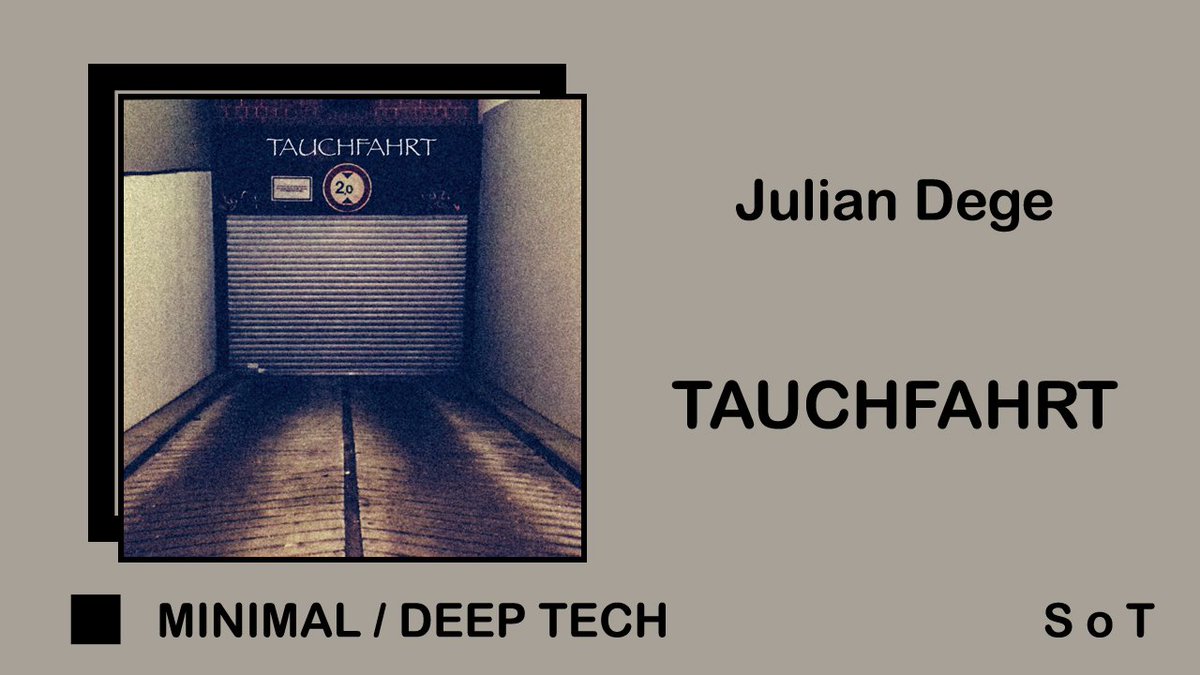SoundsOfToma's tweet photo. Julian Dege - Tauchfahrt [Minimal/Deep Tech] [Free Download]

Listen it on YouTube ☞ https://t.co/l0ATQ7j0Iw

#juliandege #julian #dege #tauchfahrt #originalmix #original #mix #freedownload #free #download #minimal #deeptech #deep #tech #deeptechmix https://t.co/qyh0974BWp