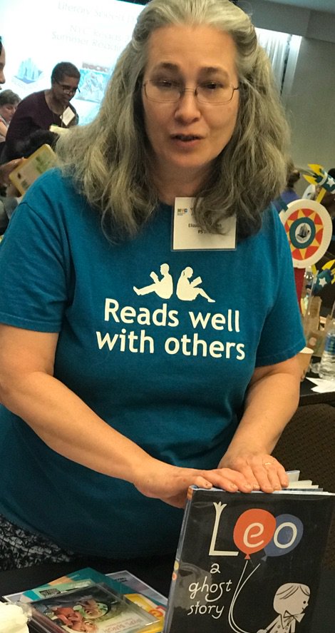 NYCDOEOLS's tweet photo. Booktalking at the #NYCSLSSPRING18 #NYCREADS365 @MyLibraryNYC https://t.co/bSR4fDi0UV