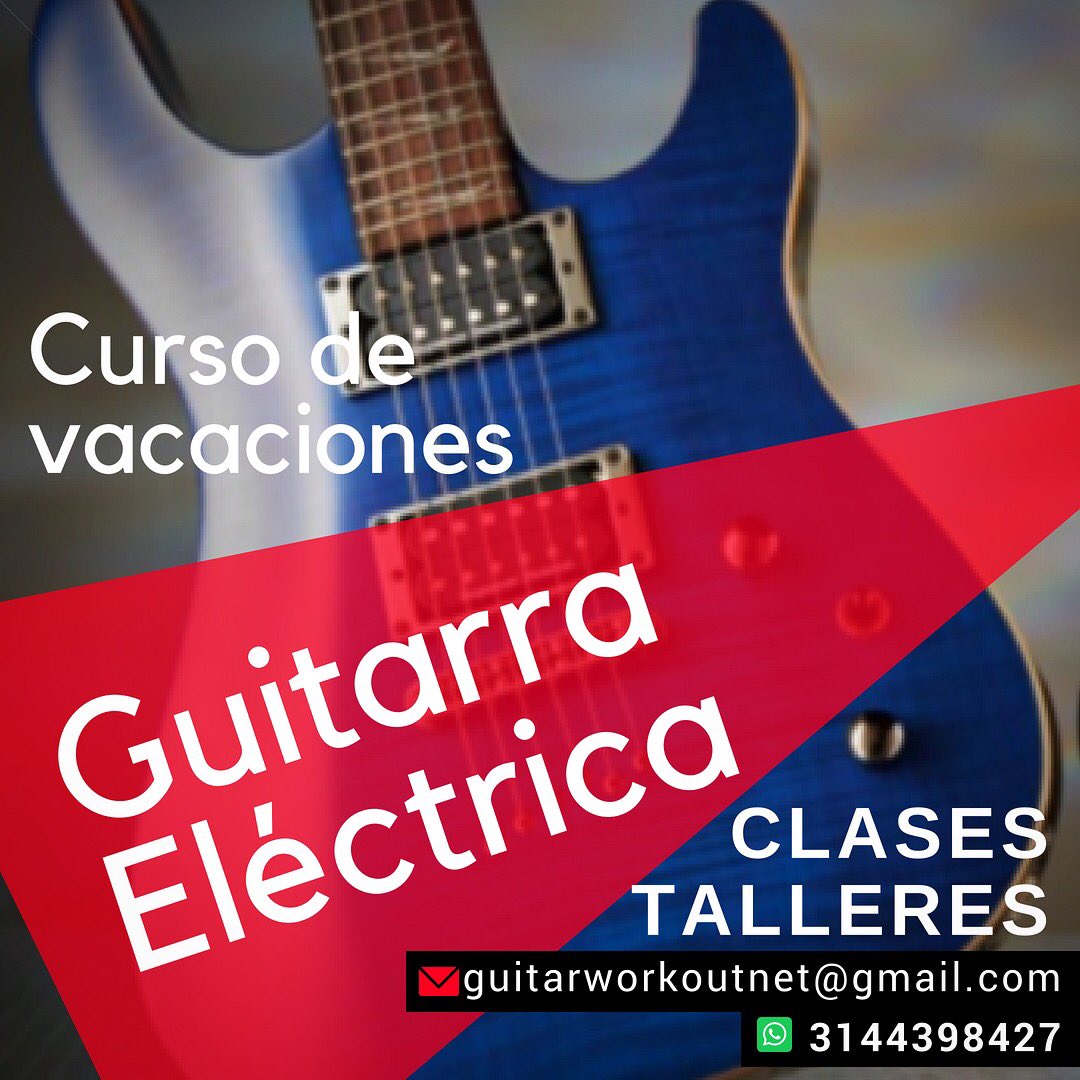 guitarworkout1's tweet photo. Invierte en tu conocimiento y habilidad, encuentra estrategias efectivas para retomar la guitarra y alcanzar el nivel que quieres. Clases y talleres en directo, por Skype. Curso de vacaciones(cupos limitados) #guitarrista #guitarra #skype #clases #online #música #guitarsolo #rock https://t.co/3tua3dztdu