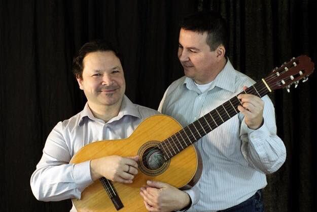 These lads will join us tonight from 6-9pm for some Flamenco Guitar. $2 from every draft pint goes to FarwellforHire as Mike continues his fundraising for CF Research. Half price duck wings 6-9 as well.