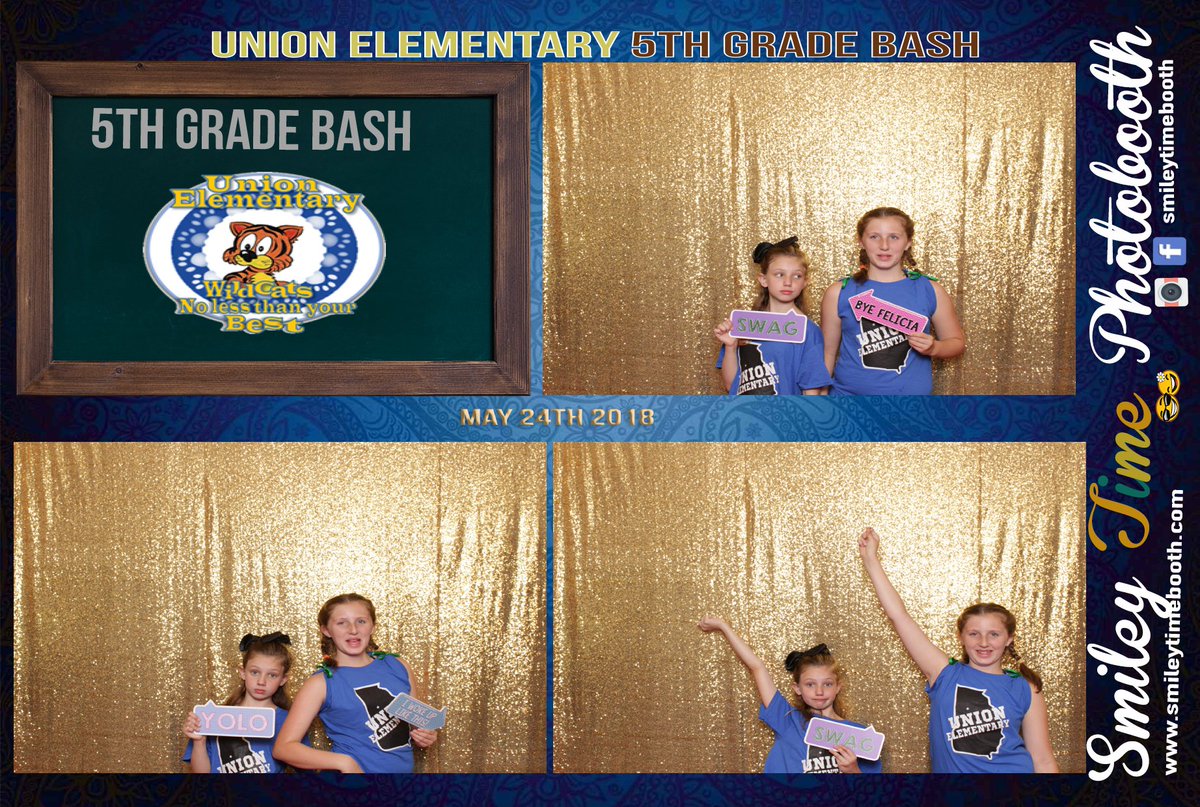 SmileyTimeBooth's tweet image. #Smileytimephotobooth #UnionElementary #5thgradebash