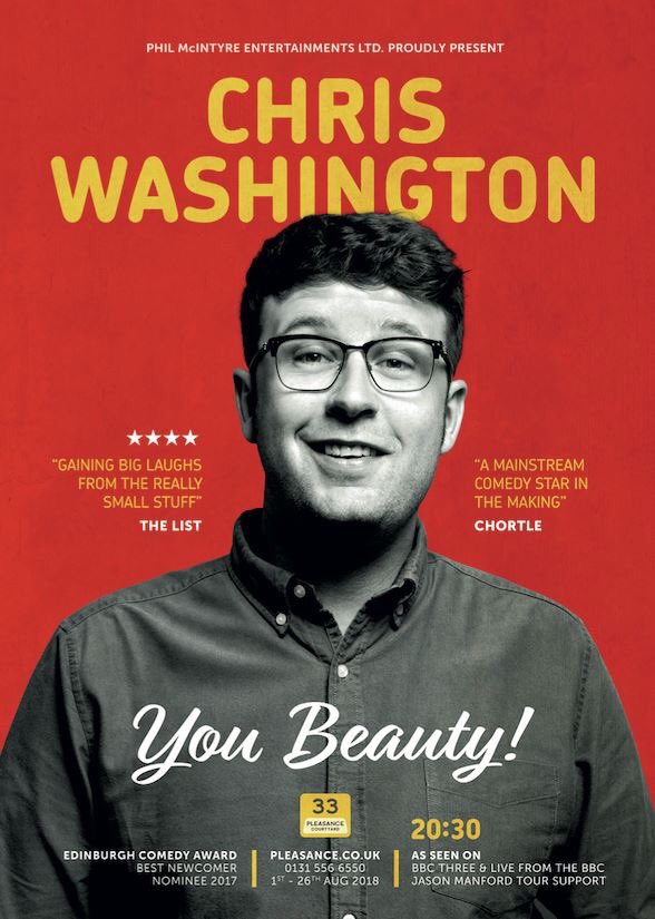 ChrisWash_'s tweet image. come and see my new #EdFringe show ‘You Beauty!’ 1-26th August @ThePleasance courtyard .  Tix here ➡️ tickets.edfringe.com/whats-on/chris… #YouBeauty