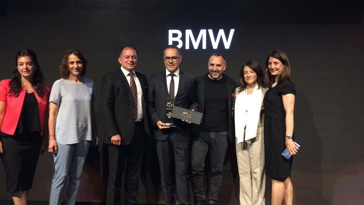 <a href="/BMWTurkiye/">BMW Türkiye</a> Binek Otomotiv Kategorisi’nde A.L.F.A Awards 2018 birincisi oldu. #ALFAawards