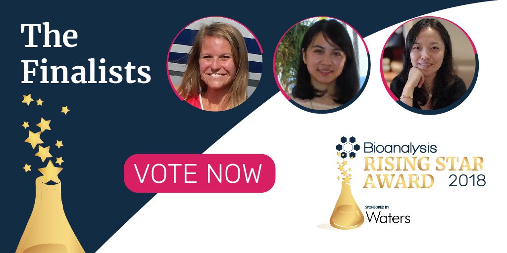 BioanalysisZone's tweet photo. The BRSA finalists have been announced! Vote now for your favorite – Lisa, Buyun or Jing? @WatersCorp @PPDCRO @merckgroup @genentech #BRSA18 https://t.co/EROaY1y166
