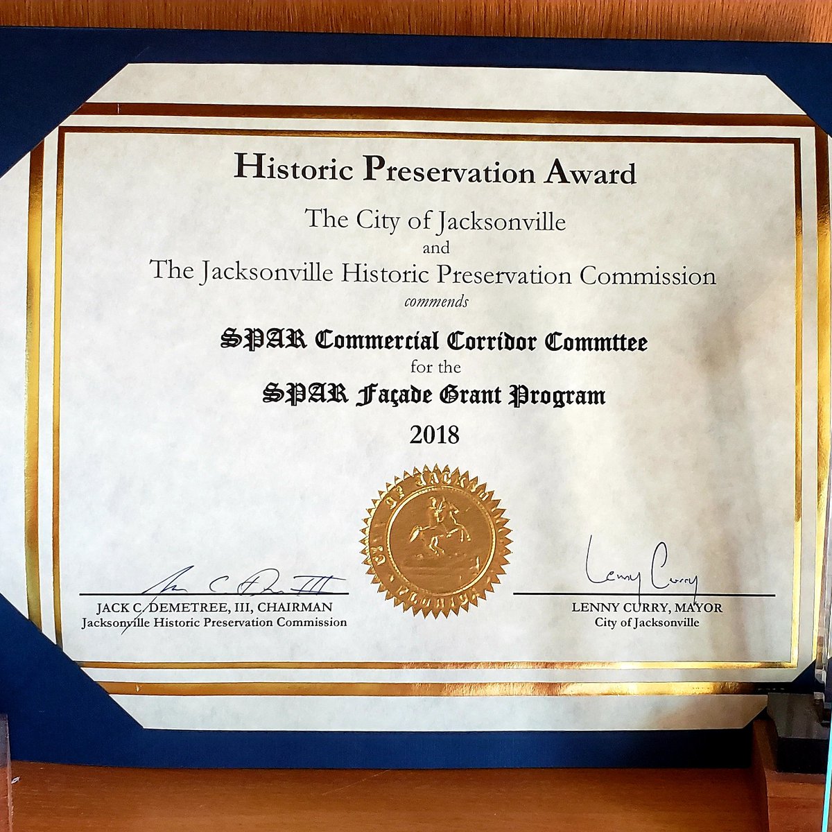 SPARJax's tweet image. We&apos;re honored to be recognized by the @CityofJax for our work revitalizing commercial areas of the Springfield Historic District! Read about it:
sparcouncil.org/spar_wins_hist…