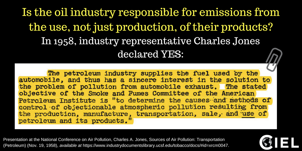 ciel_tweets's tweet image. Spanning decades &amp;amp; continents, #fossilfuel industry has long history of shifting responsibility for #climatechange away from oil companies to individual consumers. But cities like SF &amp;amp; Oakland are holding them accountable #climateliability #SmokeandFumes ciel.org/news/crackinth…