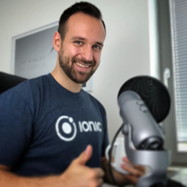 schlimmson's tweet photo. This week was massive recording time! Trying to appear more often with my face in videos, glad I got the perfect shirt for my tutorials @ionicframework 😂
.
.
.
.
#ionic #devdavtic #developer #ionicacademy #webdeveloper #webdevelopment #mobiledevelope… https://t.co/SQUzagazy6 https://t.co/mD3ofzGaAp