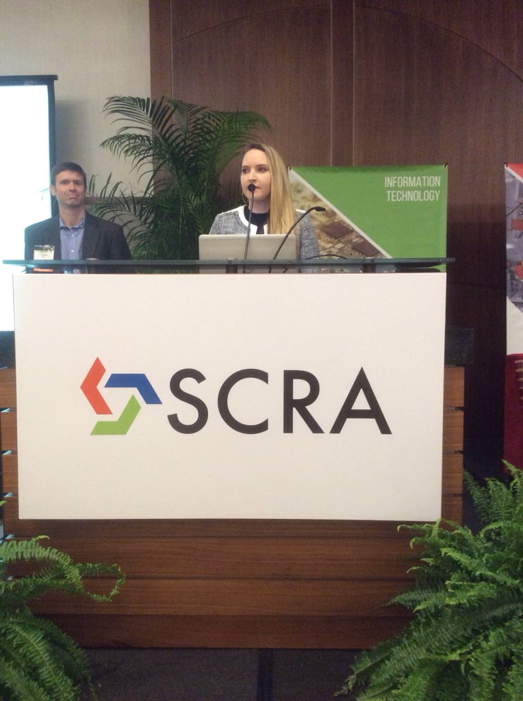 LeeStogner's tweet photo. Laura Corder details the SC Commerce Innovation support program, 3phase. #sccommerce #sclsummit18 #innovation #entrepreneur #Startups  #venturecapital #sccompetes https://t.co/r86EiPat6t