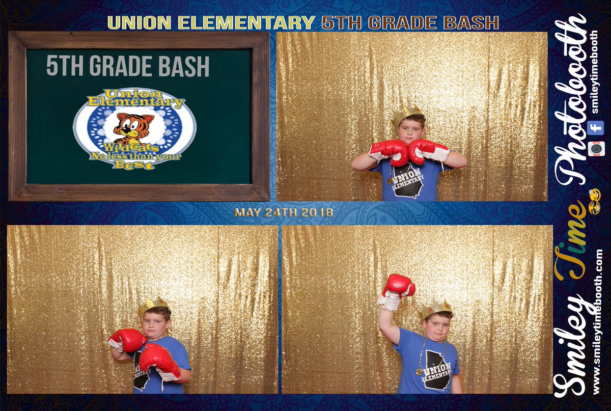 SmileyTimeBooth's tweet image. #Smileytimephotobooth #UnionElementary #5thgradebash