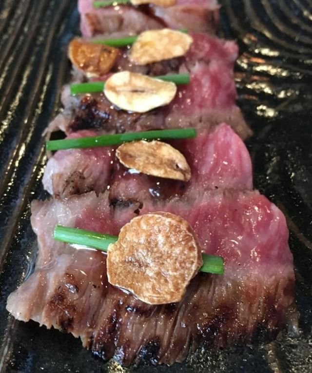 The Steaks are high, we’re up for the challenge. #RokuSunset #Wagyu @rokusunset