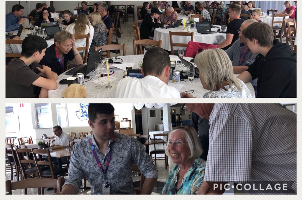 tinnacmark's tweet photo. Viktig eftermiddag idag där unga i @haningekommun lär äldre hur man blir #merdigital. @TeliaSverige och @Swedbank är på plats. Ett initiativ med #Younite @TeliaCompany @NordquistHilma. Bygg broar mellan generationer inom digitaliseringen. @habashian @jdennelind @annamartinkari https://t.co/Io8wrpYIww