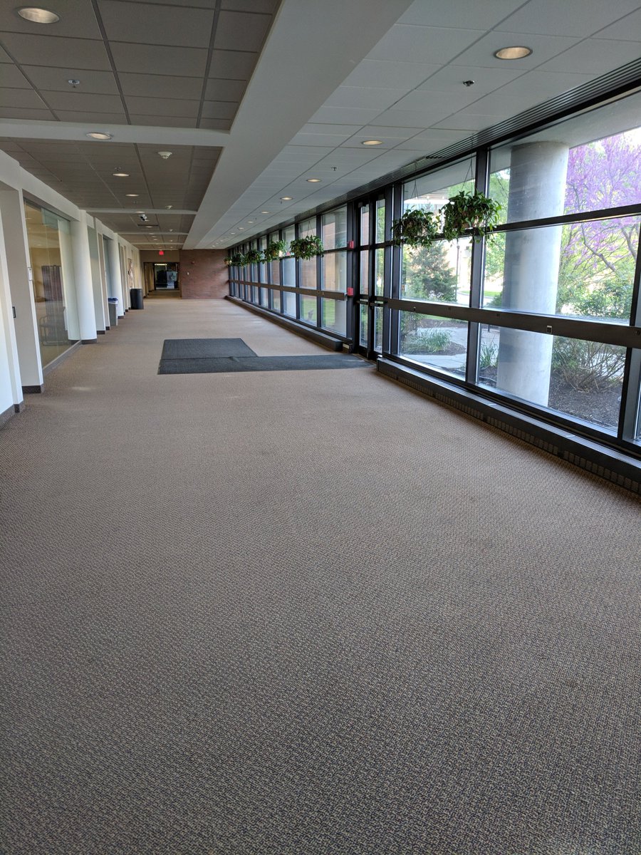 SEatRIT's tweet photo. Hallways are empty of students and now furniture!  Stay tuned for what's coming... https://t.co/Deao2Qzrd4