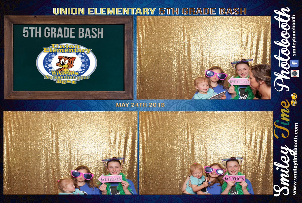 SmileyTimeBooth's tweet image. #Smileytimephotobooth #UnionElementary #5thgradebash
