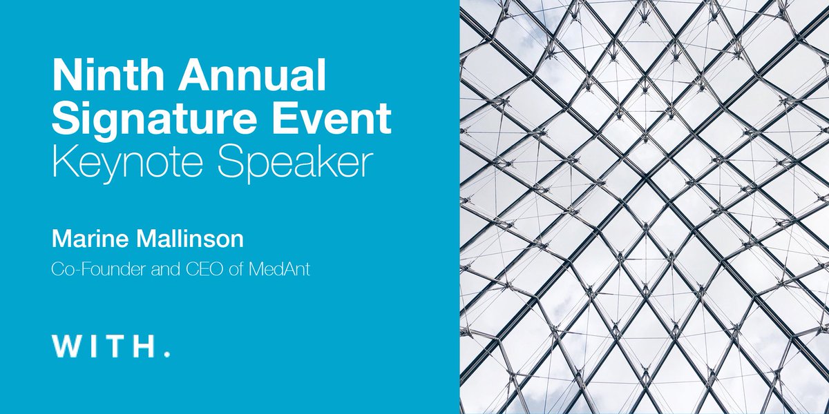 WITH_asso's tweet photo. Welcome Marine Mallinson, co-founder and CEO of #MedAnt app empowering patients with #AI and #blockchain technology. Follow us for innovative women in healthcare AWARDS during #VivaTech in Paris! https://t.co/unfkFrdFWv