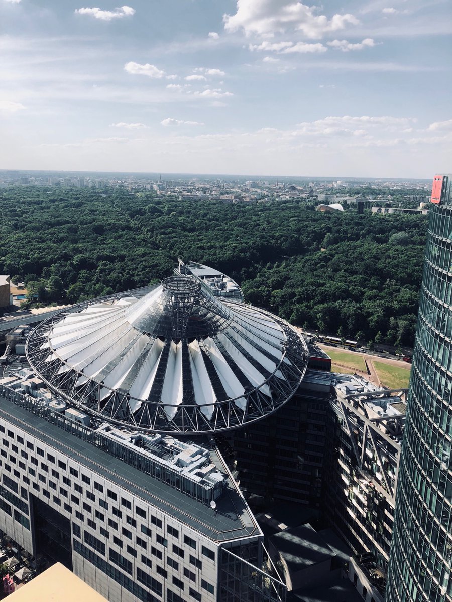 njge72's tweet photo. What a view of the Sony Center #Berlin2018 #Berlin @BCO_UK tour @ScottBrownrigg https://t.co/WSdKei0vud