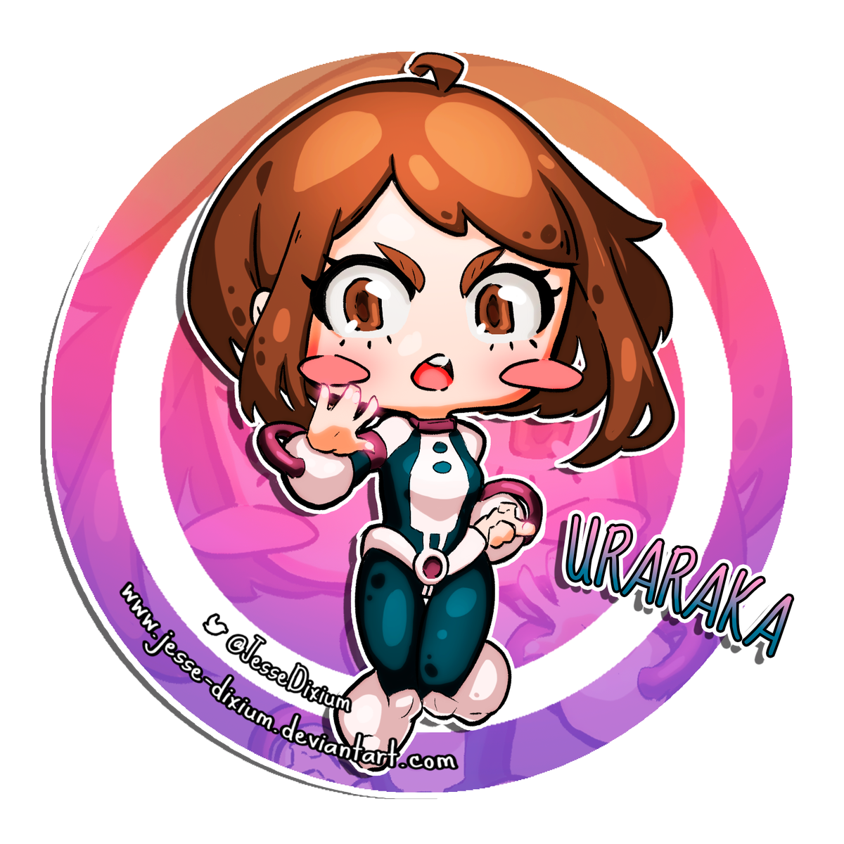 Cute Uraraka Chibi | aesthetic tumblr