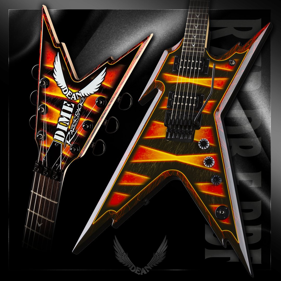 DeanGuitars's tweet photo. Dean Razorback DB Floyd Bumblebee Firefly 

Get Your Wings: https://t.co/QXGpzFGrfq https://t.co/QLJv21jojM