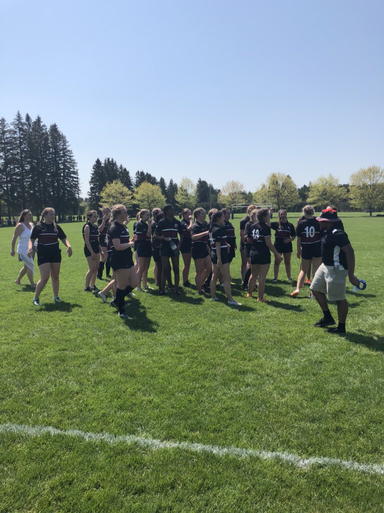 BMHSLanguages's tweet photo. Congratulations girls on your quarter finals win! Great kick by Kate Fawcett to break the tie! #maraudersrugby @BMarauders https://t.co/BK9cSc7FQp