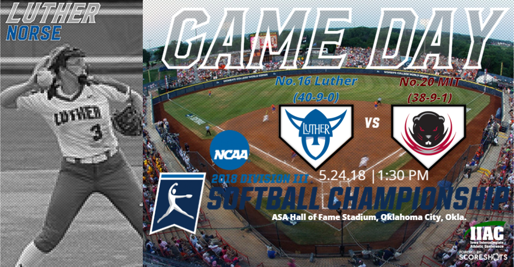 AmerRiversConf's tweet photo. @NCAADIII Championships Game Day For @NorseSoftball.
No.16 Luther vs No.20 MIT | 1:30pm (CST) https://t.co/Iivkha5HvB #IIACSB #IIAC https://t.co/xvYUVPOxQO