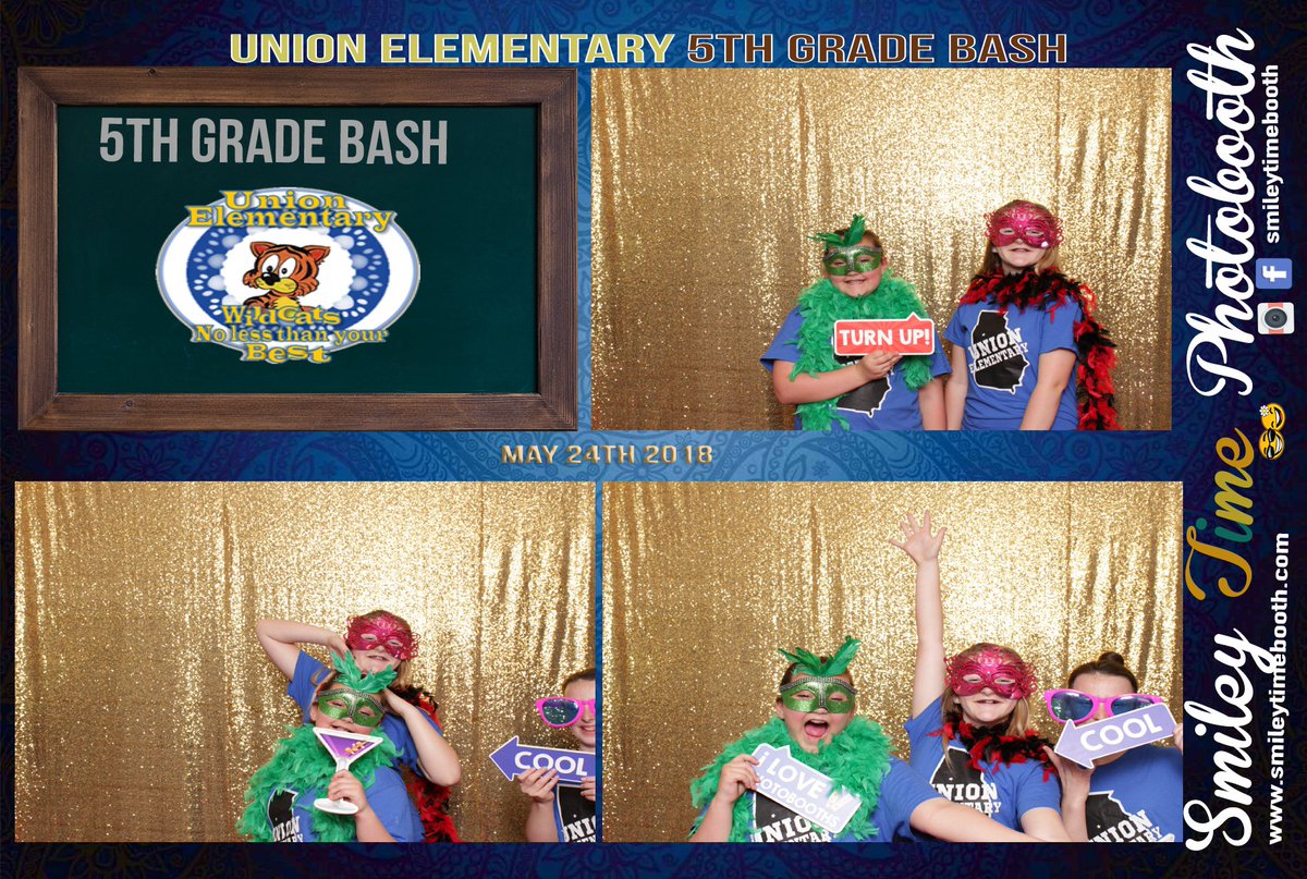 SmileyTimeBooth's tweet image. #Smileytimephotobooth #UnionElementary #5thgradebash