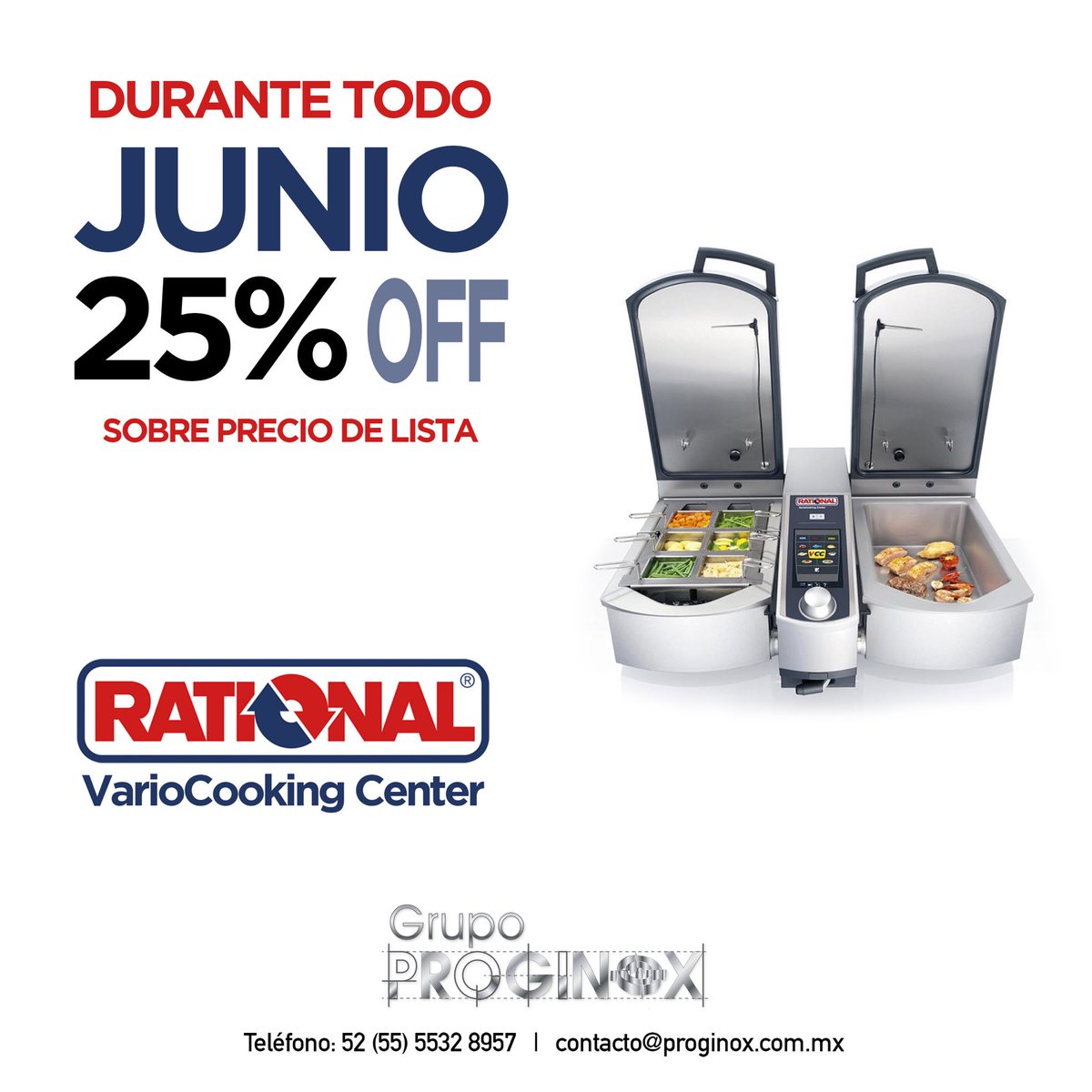 proginox's tweet photo. Junio es de descuentos @IrinoxUSA @RATIONAL_AG @WinterhalterES https://t.co/3t2EgugoO8