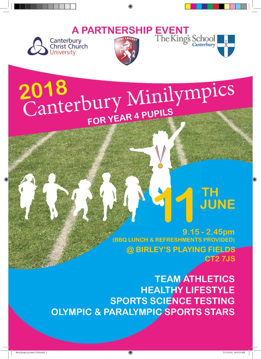 We're proud to be sponsoring such a great event with @Kings_Partners @OutreachCCCU!!  #minilympics #Athletics #sponsorship