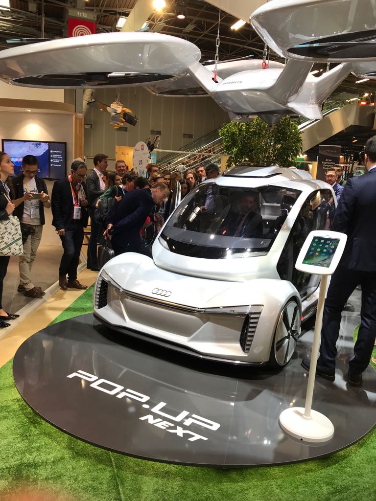 studiovisiolab's tweet photo. #Vivatech Toujours proches de l’innovation, Julien Cabiac et Samuel Maffre, co-fondateur de #Visiolab, sont à Vivatech et ont eu notamment le plaisir de découvrir notamment le drone-navette de @Airbus et @AudiFrance : #PopUpNext ! #innovation #vivatech2018 # https://t.co/FPvZ3LidRo