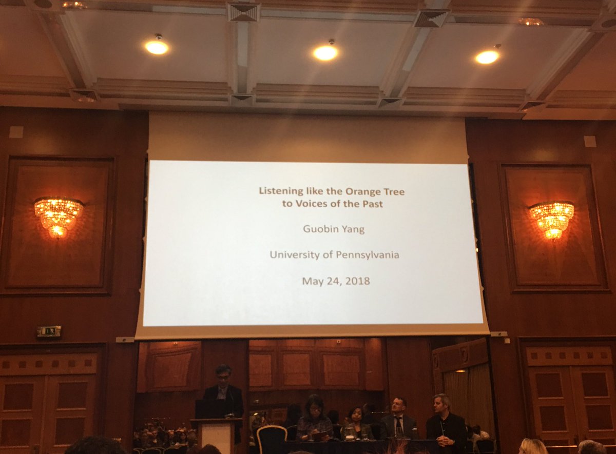 rongwangsna's tweet image. @Yangguobin Listening like the organge tree to voices of the past #ica18 #commrocks #comminprague