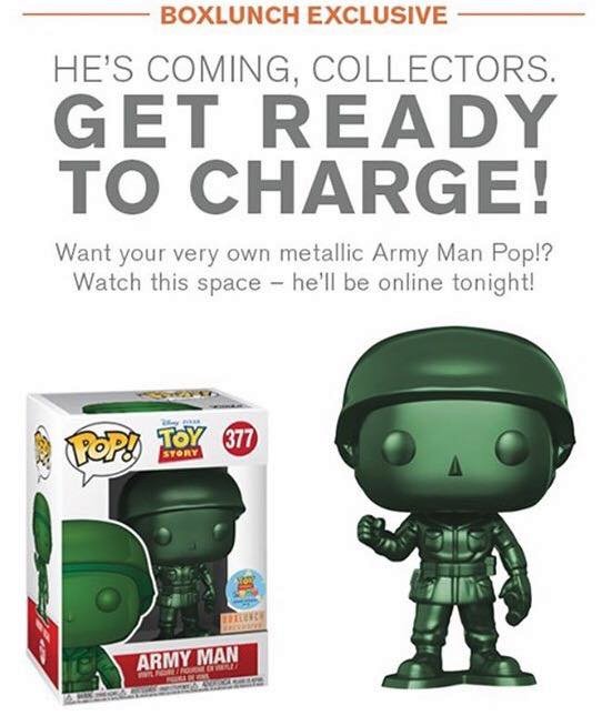 metallic army man pop