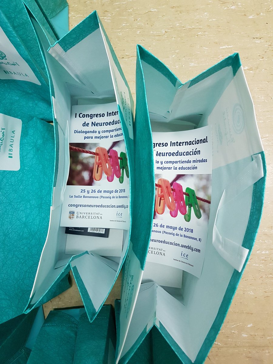 Preparando sorpresas para los participantes del #CongresoNeuroEdu Ya queda menos!!! 😍