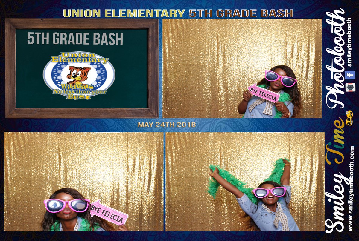 SmileyTimeBooth's tweet image. #Smileytimephotobooth #UnionElementary #5thgradebash