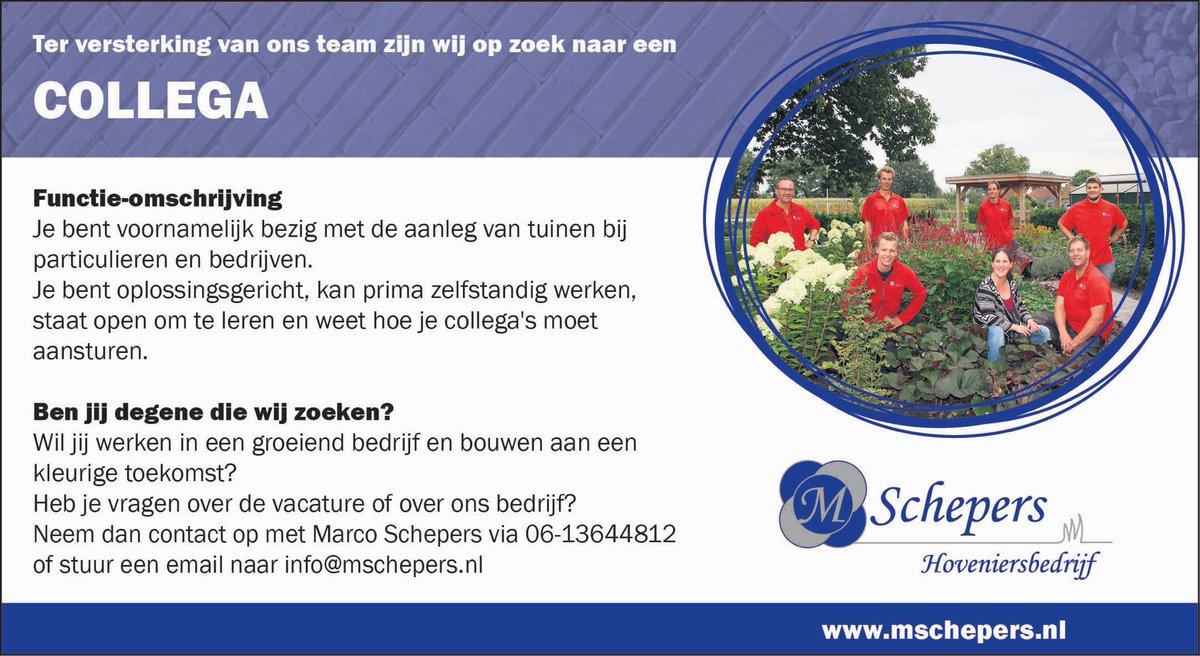 M.Schepers (@hovenierslochem) on Twitter photo 