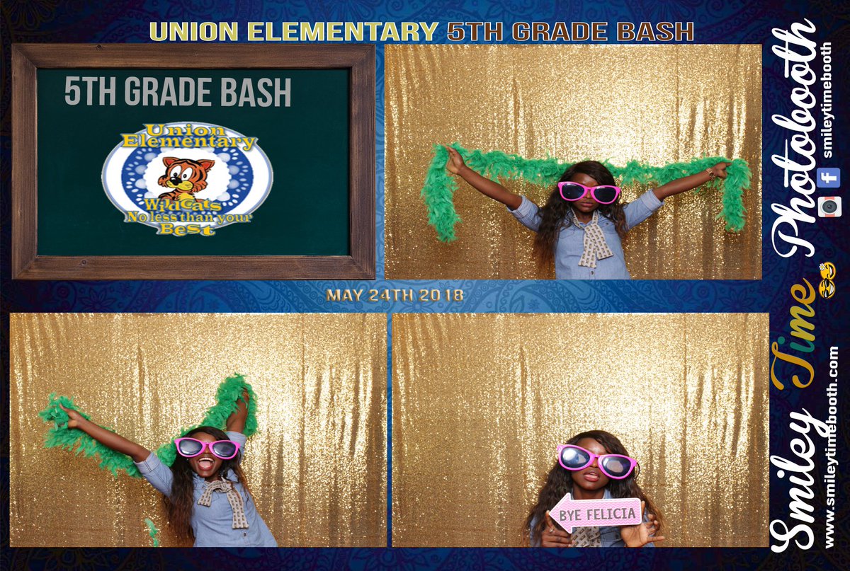 SmileyTimeBooth's tweet image. #Smileytimephotobooth #UnionElementary #5thgradebash