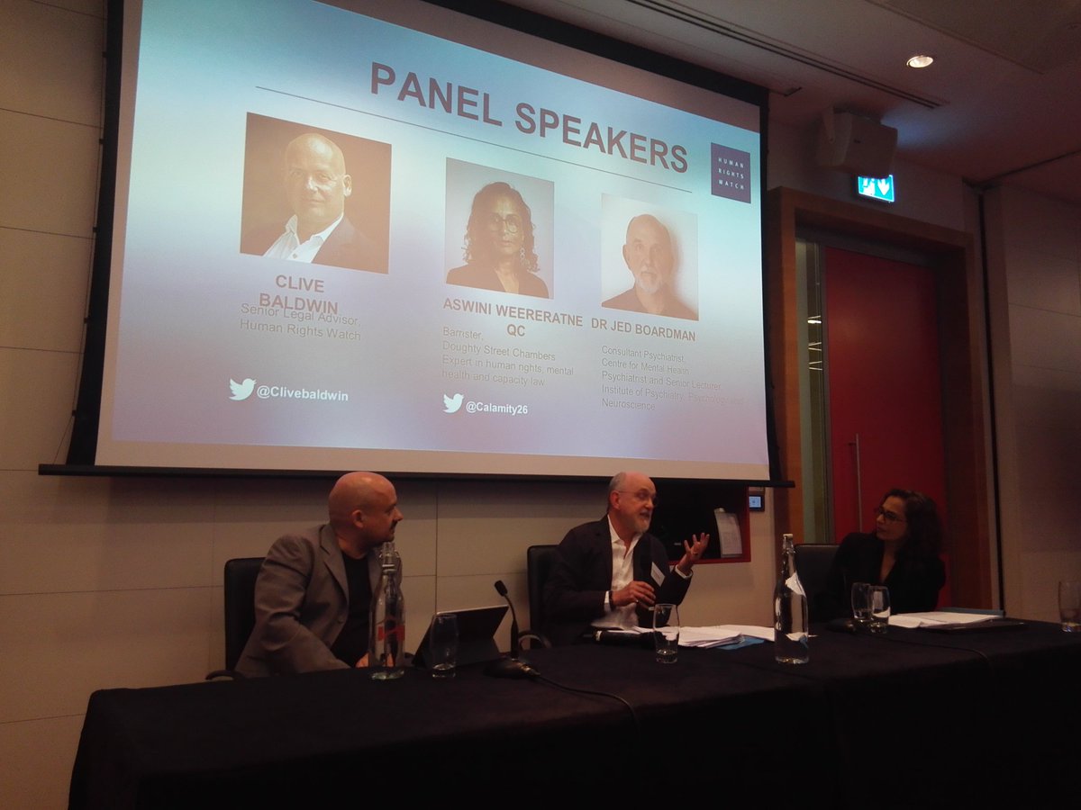 ErminiaColucci's tweet image. ...but where is the #mentalillness or #sectioned lived experience advocate to talk about #involuntaryhospitalization @UNHumanright