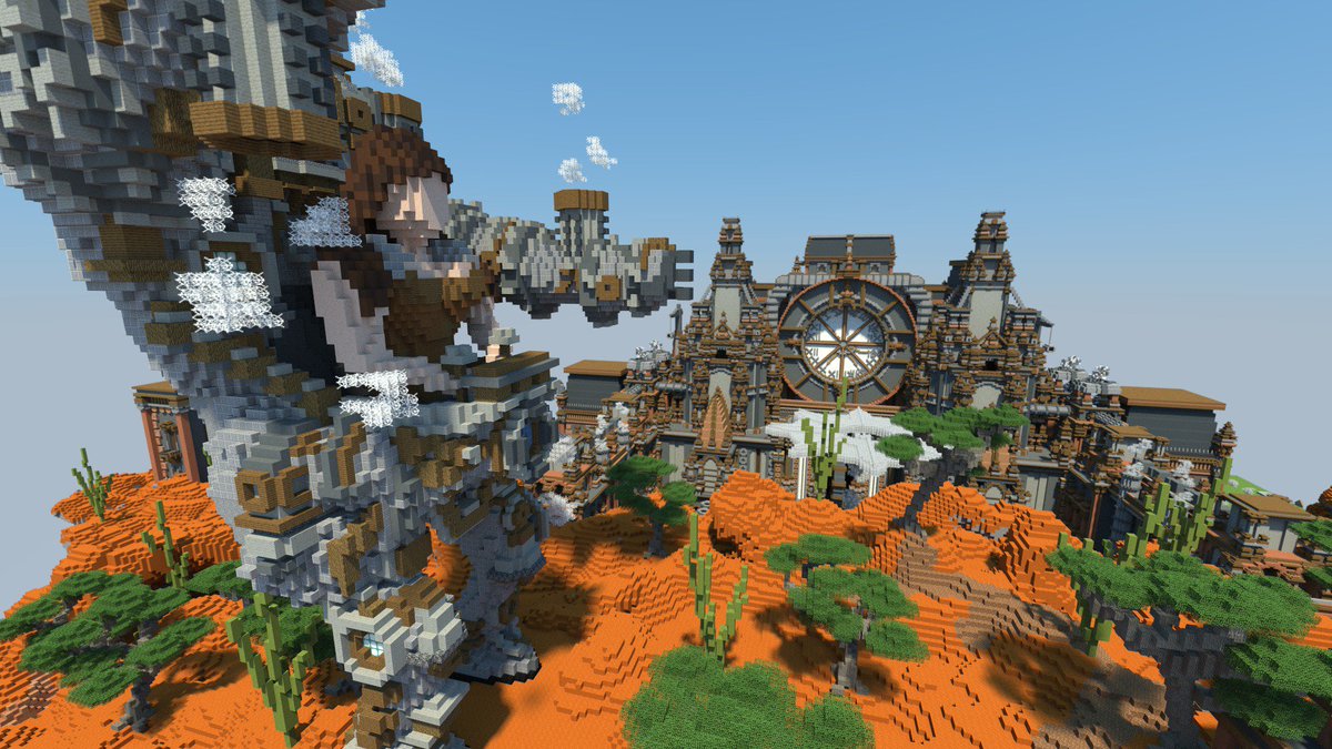 Hi, i came to show my map, i hope like it
Built in: <a href="/BuildersRefuge/">Builder's Refuge</a> 
Helped: <a href="/roqbuilds/">Roqueiro</a> and @Iago20031 

planetminecraft.com/project/steamp…